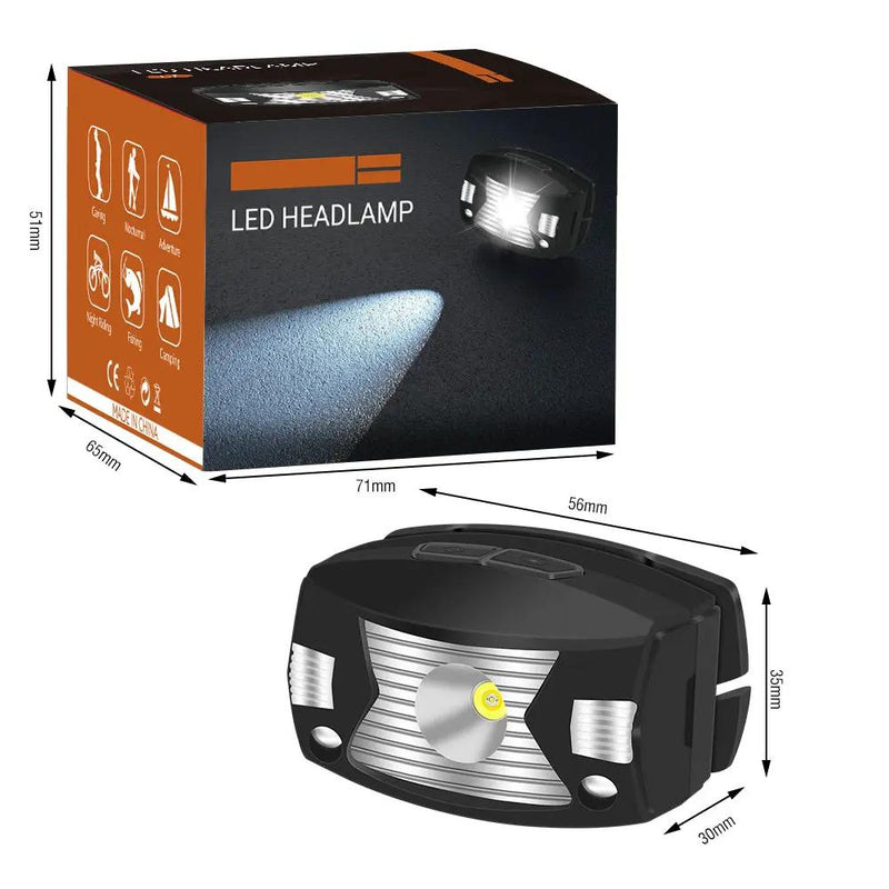 G7 Super Bright Headlamp Light Sensor Mini LED Flashlight Waterproof Rechargeabl by China Dropship