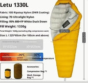 Mead's Supply & Equipment Outfitters limited Sleeping Bags Ultralight Down Sleeping Bag for Camping & Hiking Ultralight Down Sleeping Bag for Camping & Hiking