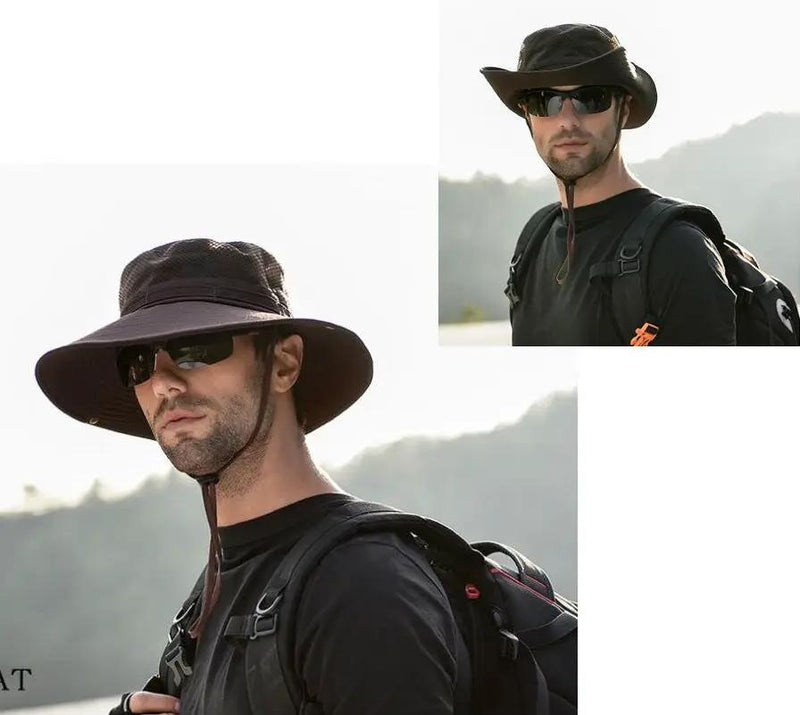 4 Colours Sun Hat Bucket Outdoor Fishing Hiking Cap UV Protection by dealonline.co.nz