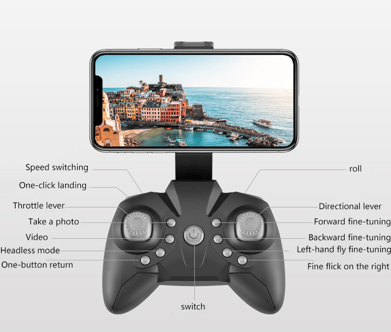 Action Outdoors Limited LF606 Mini Foldable 4K Drone with Remote Control LF606 Mini Foldable 4K Drone with Remote Control