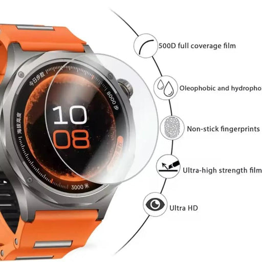 That Watch Shop Watch case Screen Protector for Oppo Watch X3 Oppo Watch X3 Tempered Glass Screen Protector 9H