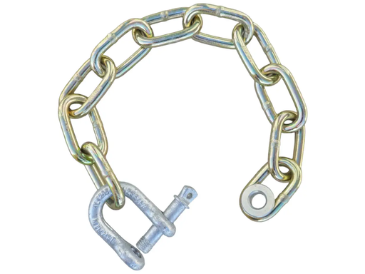 10-Link 8mm Safety Chain - Washer and Shackle