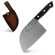 Household Chinese Kitchen Stainless Steel Butcher Knife Type A Knife With Leather Case by China Dropship