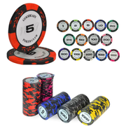 14g 25pcs Poker Chips Tokens Poker Chips Jeton Casino by dealonline.co.nz