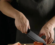 Zendrop 3 Piece Black Blade Kitchen Knife Set For Cooking 3Cr13 Stainless Steel 3 Piece Black Blade Kitchen Knife Set 3Cr13 Steel