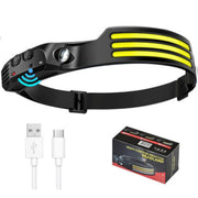1-6x COB Headlamp Night Buddy LED Motion Sensor Head Torch Headlight Waterproof by China Dropship