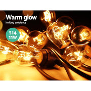 SportZone.co.nz Occasions > Christmas > Outdoor Decorations & Lights 56m LED Festoon String Lights Outdoor Christmas Wedding Waterproof Garden Decor 56m LED Festoon String Lights Outdoor Christmas Wedding Waterproof Garden Decor