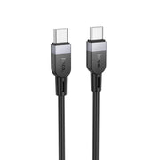 Hoco Type C to C Cable Fast Charging Cable Black by salelink.co.nz