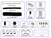 Diesel Air Heater 12V 8KW Bluetooth App by salelink.co.nz