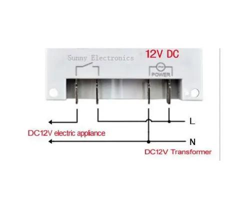 12V 16A LCD Day Programmable Timer Time Relay Switch 24 Hour 7 Mini Dc by salelink.co.nz
