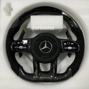 Mercedes-Benz Steering Wheel (Carbon Fiber+Alcantara) #57 by CARBONISE