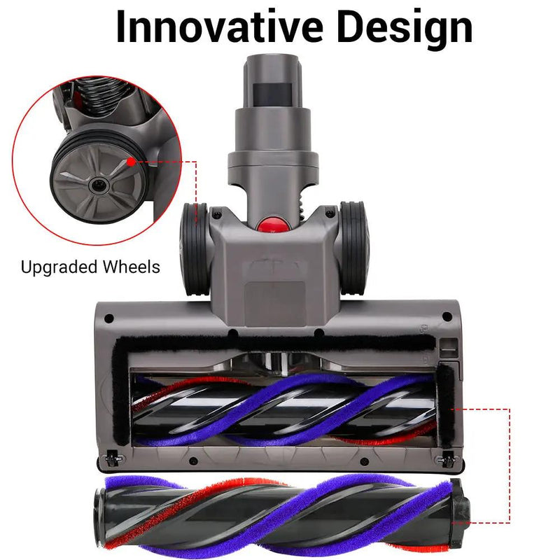 Motor Head Turbo Brush Roller LED Carpet Head For Dyson V7 V8 V10 V11 V15 by salelink.co.nz