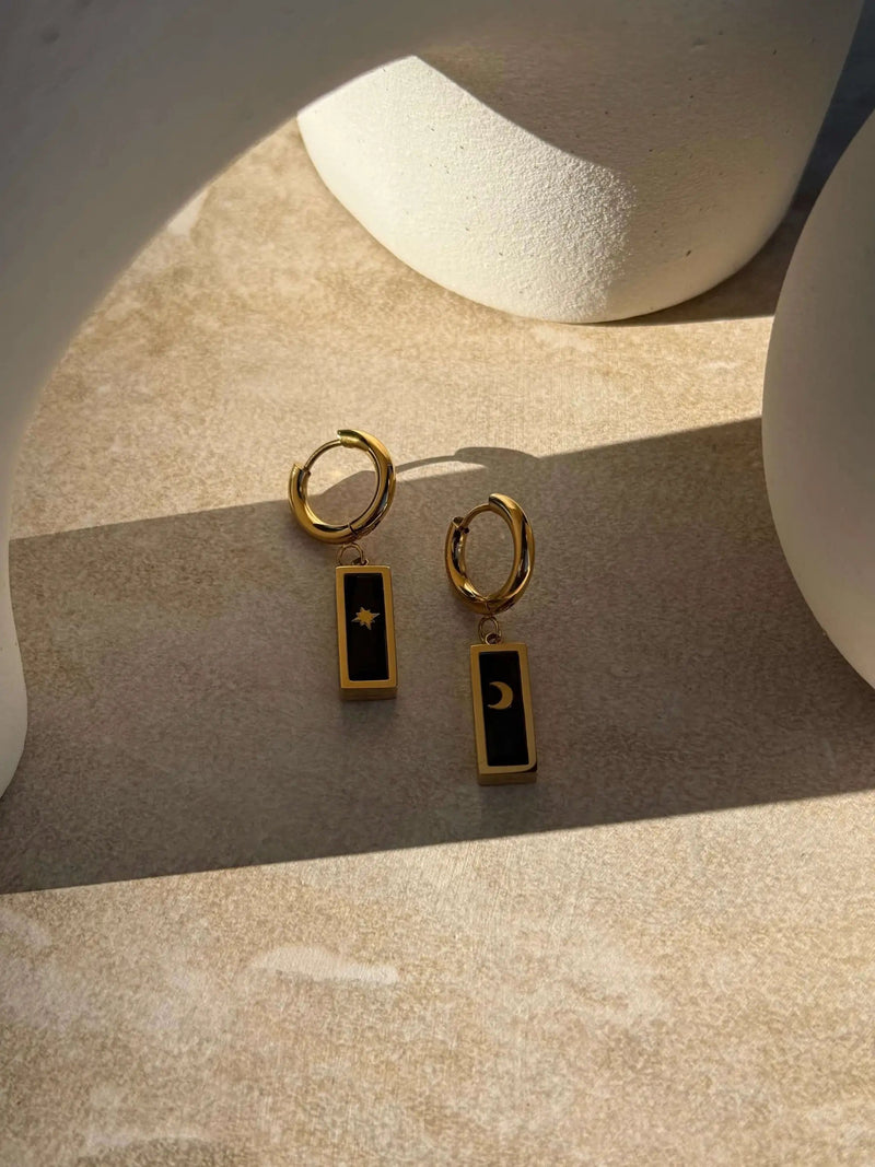 Whetū & Marama Pango Set by Tahana Jewellery