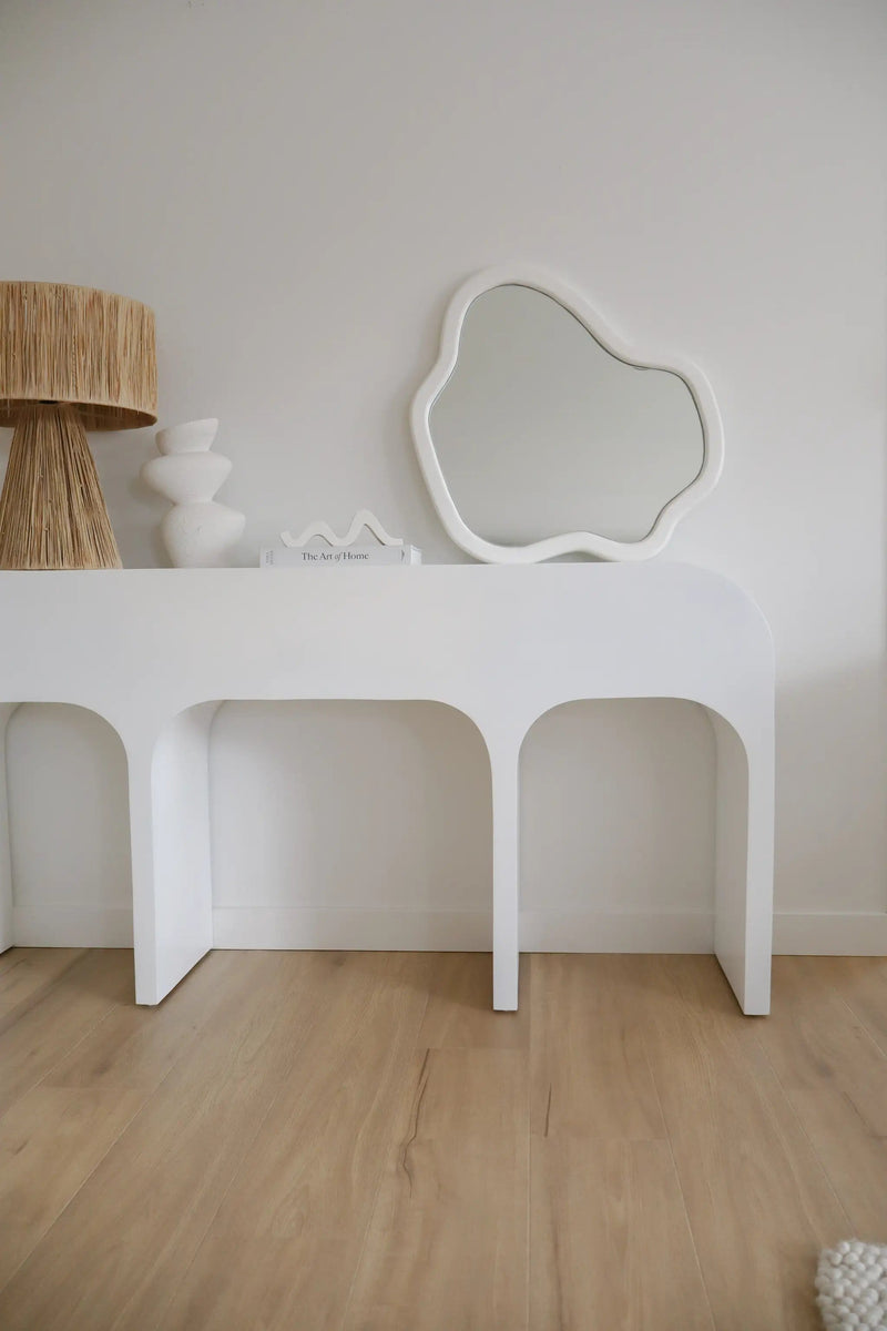 Inkah Limited Mykonos Cloud Mirror Cloud Shaped Wall Decor 65cm Wide 58cm High Mykonos Cloud Mirror Cloud Shaped Wall Decor 65cm