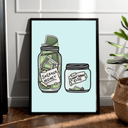 Sneaker Money by Blank Wall Print Shop