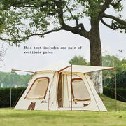 Ecotrek Mobi Garden x LINE FRIENDS Auto Tent 3–4 Person – Brown Bear MGD2435 by ECOTREK