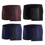 Men's Modal Boxer Shorts — Breathable Mesh Mid-Waist Underwear | Single & 4-Pack by Mead's Supply & Equipment Outfitters limited