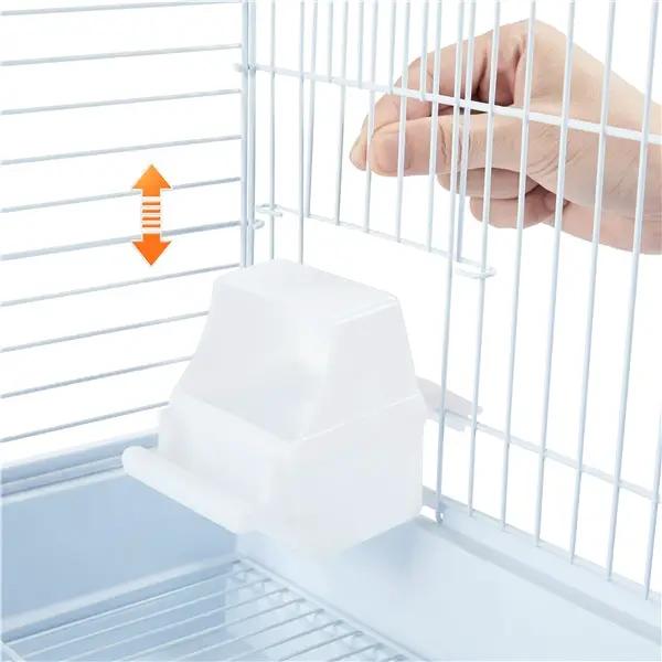 Open Top Travel Bird Cage with Open Play Top for Budgie Finch Green Cheek Canary by Yaheetech