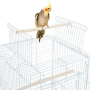 Open Top Travel Bird Cage with Open Play Top for Budgie Finch Green Cheek Canary by Yaheetech