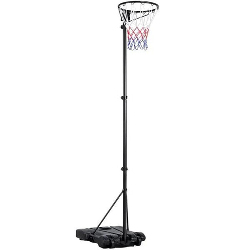 Yaheetech Height Adjustable Netball Post 171-305cm With Wheeled Fillable Base Yaheetech Height Adjustable Netball Post 171-305cm