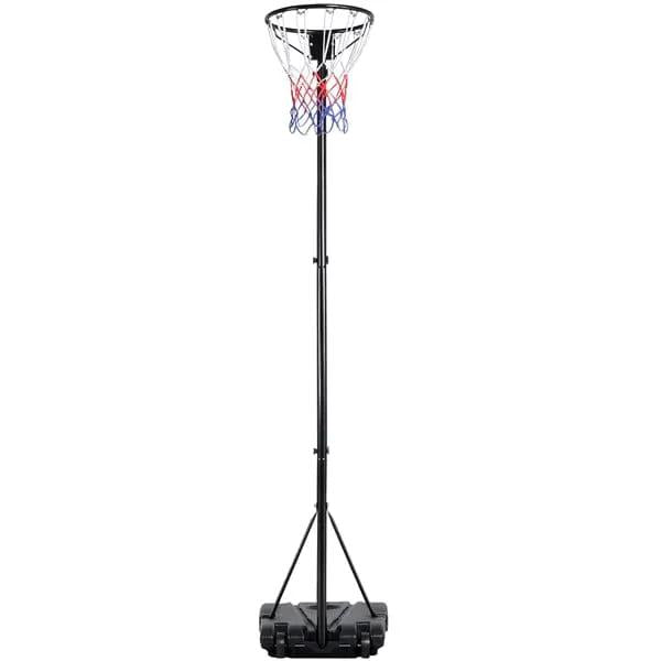 Yaheetech Height Adjustable Netball Post 171-305cm With Wheeled Fillable Base Yaheetech Height Adjustable Netball Post 171-305cm