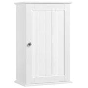 Wall Mounted Cabinet 3 Tiers Storage Single Door by Yaheetech