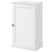 Wall Mounted Cabinet 3 Tiers Storage Single Door by Yaheetech