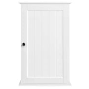 Wall Mounted Cabinet 3 Tiers Storage Single Door by Yaheetech