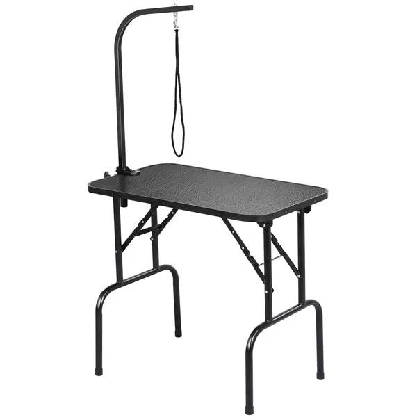 Pet Foldable Grooming Table Dog Cat Beauty Trimming W/Loop Noose Height Adjustable by Yaheetech