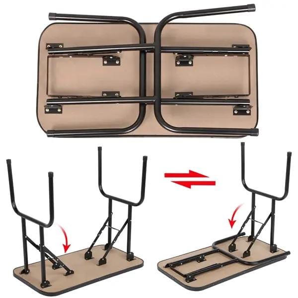 Pet Foldable Grooming Table Dog Cat Beauty Trimming W/Loop Noose Height Adjustable by Yaheetech