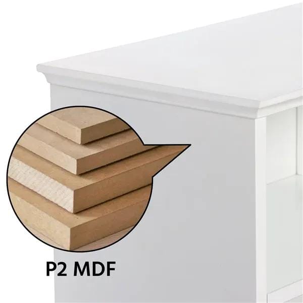Hallway Coat Hook & Storage Unit White 4 Hooks Storage by Yaheetech