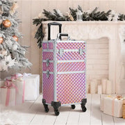 Yaheetech 3-in-1 Rolling Makeup Train Case Portable Cosmetic Trolley 3-in-1 Rolling Makeup Train Case Portable Cosmetic Trolley