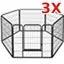 Yaheetech 31.5 Inch Heavy Duty Dog Playpen With Door Black Metal Enclosure Yaheetech 31.5 Inch Heavy Duty Dog Playpen With Door