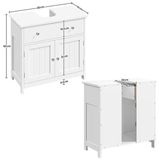 Yaheetech Sink Storage Cabinet Pedestal Sink Bathroom Vanity Cabinet Sink Storage Cabinet Pedestal Sink Bathroom Vanity Cabinet