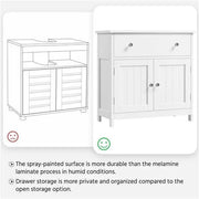 Sink Storage Cabinet Pedestal Sink Bathroom Vanity Cabinet by Yaheetech