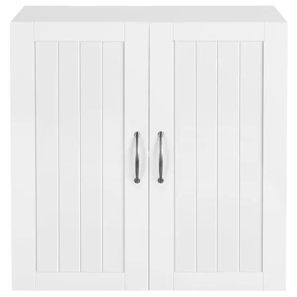 Wall Mount Cabinet Storage Organizer with Adjustable Shelf Cupboard Unit by Yaheetech
