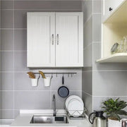 Wall Mount Cabinet Storage Organizer with Adjustable Shelf Cupboard Unit by Yaheetech