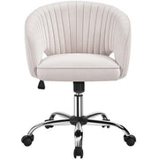 Home Office Chair Computer Chair with Tufted Barrel Back by Yaheetech