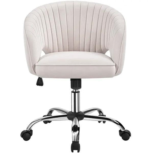 Yaheetech Home Office Chair Computer Chair with Tufted Barrel Back Home Office Chair Computer Chair with Tufted Barrel Back