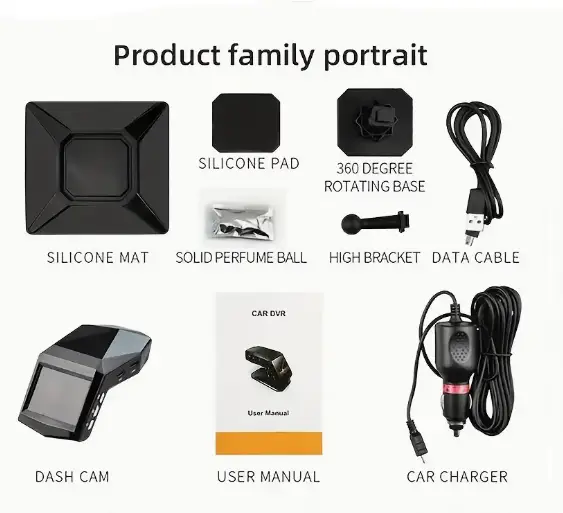 1296P Full HD 170° Wide Angle Dash Cam by salelink.co.nz