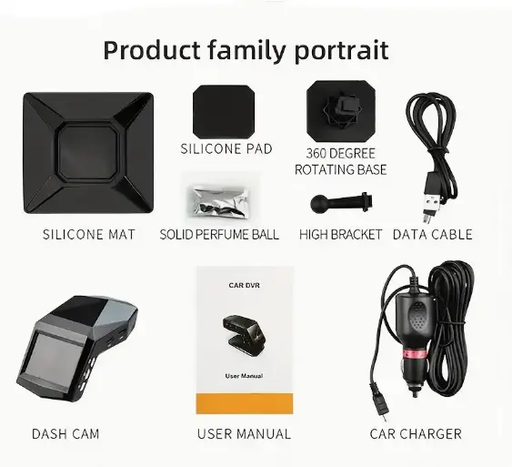 1296P Full HD 170° Wide Angle Dash Cam by salelink.co.nz