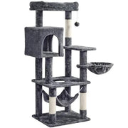 Multilevel Medium Cat Tree Plush Cat Tower with Sisal Scratching Posts by Yaheetech