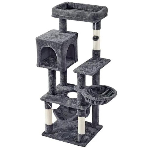 Yaheetech Multilevel Medium Cat Tree Plush Cat Tower with Sisal Scratching Posts Multilevel Medium Cat Tree Plush Cat Tower with Sisal Scratching Posts