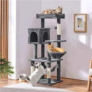 Multilevel Medium Cat Tree Plush Cat Tower with Sisal Scratching Posts by Yaheetech