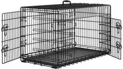 Yaheetech 107 Cm Foldable Metal Dog Crate With Divider By Yaheetech Yaheetech 107 Cm Foldable Metal Dog Crate With Divider