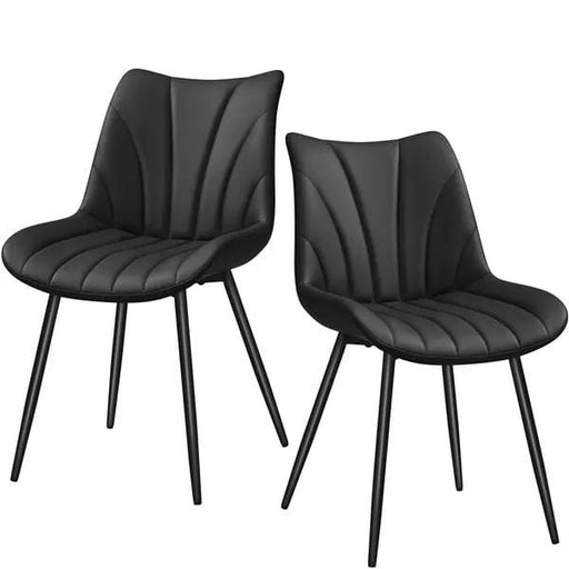 Yaheetech 6x Upholstered Dining Chairs Kitchen Chairs with Metal Legs 6x Upholstered Dining Chairs Kitchen Chairs with Metal Legs