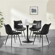 Yaheetech 4x Modern Faux Leather Upholstered Dining Chairs Kitchen Chairs 4x Modern Faux Leather Upholstered Dining Chairs Kitchen Chairs