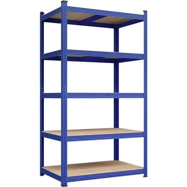 180cm H Heavy-Duty 5-Tier Garage Storage Shelf Rack Steel Shelving Unit by Yaheetech