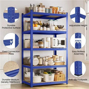 180cm H Heavy-Duty 5-Tier Garage Storage Shelf Rack Steel Shelving Unit by Yaheetech