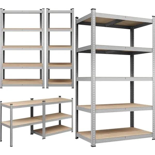 180cm H Heavy-Duty 5-Tier Steel Shelving Unit Garage Storage Shelf Rack by Yaheetech
